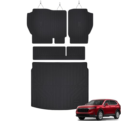 All Weather Upper Cargo Mat Backrest Mat for Honda CRV 2023 (4 Count)