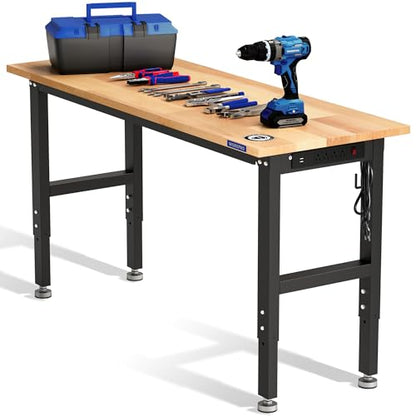 Adjustable Garage Workbench