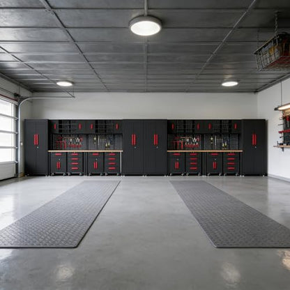24Pcs Garage Cabinet Storage System