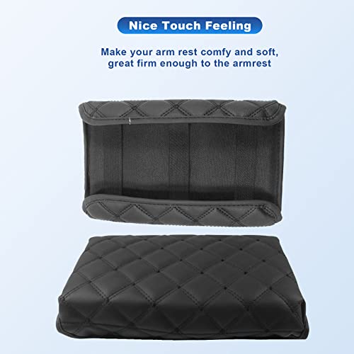 Center Console Cover for 2022 2023 2024 Santa Cruz Pickup Truck Armrest Cover Console Pad Armrest Seat Box Cover Leather Protector 2022 2023 2024 Santa Cruz Car Interior Accessories