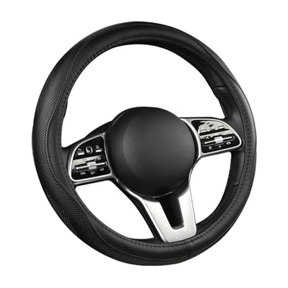 Genuine Leather Steering Wheel Cover