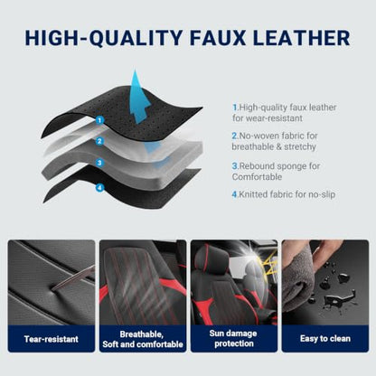 Custom for Honda CRV Seat Covers 2017 (4 Count)
