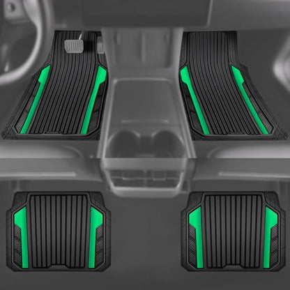 Heavy Duty Rubber Car Mats Metallic