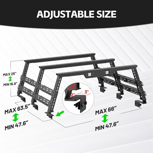 Truck Cargo Rack Adjustable 16.8