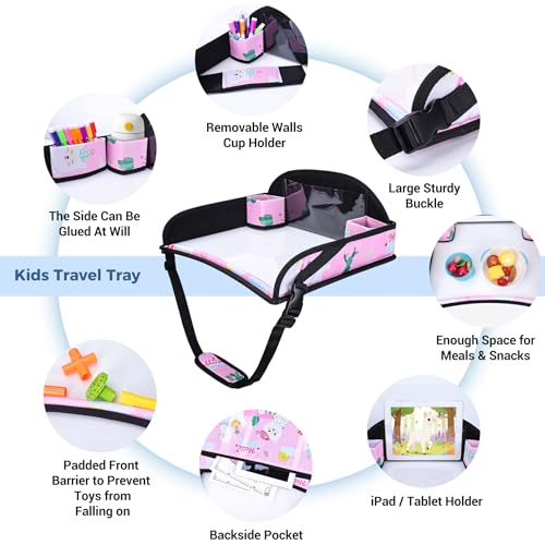 Kids Travel Tray for Toddler Car Seat