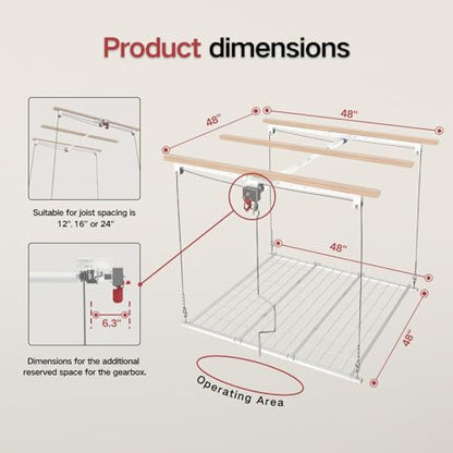 Overhead Garage Storage Rack
