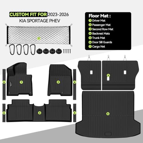 All Weather TPE Floor Mat Set for 2023