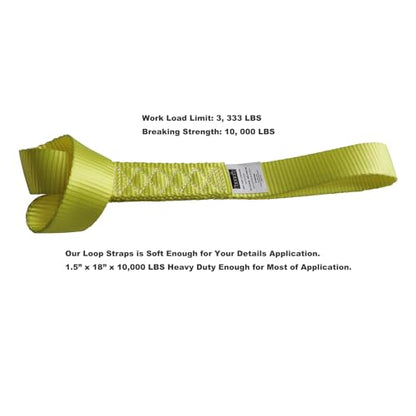 Soft Loop Tie Down Straps (4 Count)