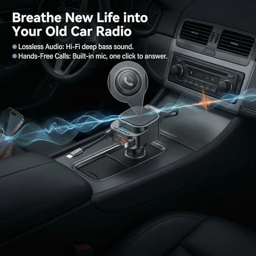 Bluetooth 5.3 Car Adapter