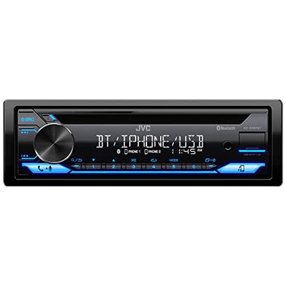 KD SR87BT Single DIN Car Stereo with CD Player & Bluetooth