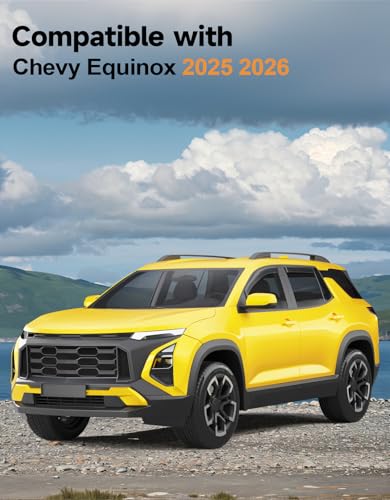Window Visors Rain Guards for 2025 2026 Chevy Chevrolet Equinox (4 Count)