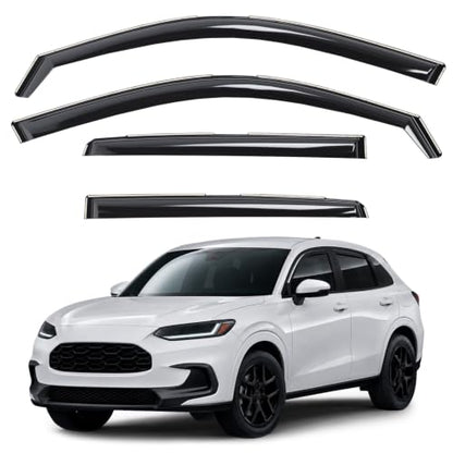 Window Deflectors Smoke Tinted in (4 Count)