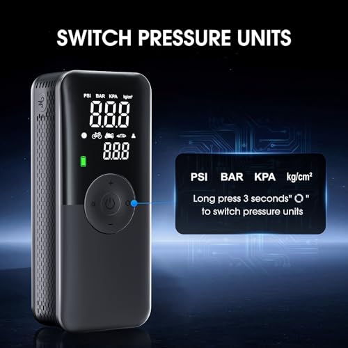 Cordless Tire Inflator Portable Air Compressor