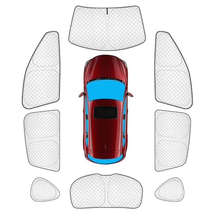 8pcs Thicken Full Sun Shades for Mazda CX