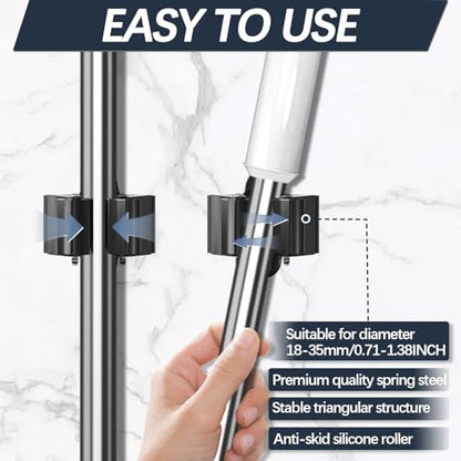 Broom Holder Wall Mount 50 Pack (50 Count)