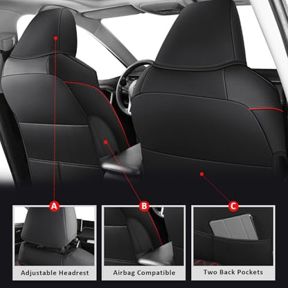RAV4 Seat Covers Leather for 2019