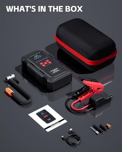 5000A Jump Starter with Air Compressor