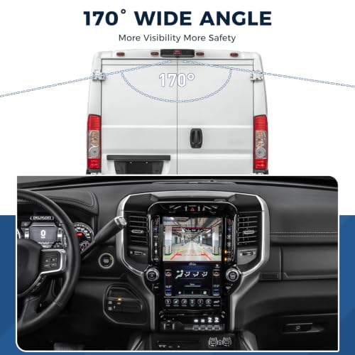 Rearview Backup Camera Fit for Ram ProMaster 1500 2500 3500 18