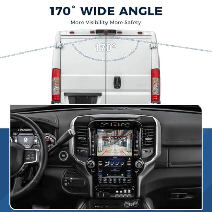 Rearview Backup Camera Fit for Ram ProMaster 1500 2500 3500 18