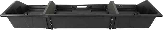 SCITOO 52" PP|Plastic Truck Bed Tool Box,Heavy Duty Crossover Storage for Most Full Size Pickups,Lockable Weatherproof Chest,Fits 52"WX10"DX10"H Truck Beds,Easy Access to Load and Unload