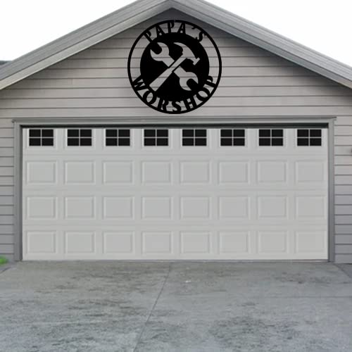 Personalized Papa's Workshop Metal Sign