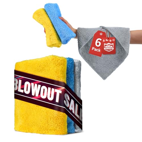 Car Wash Drying Towels (6 Count)