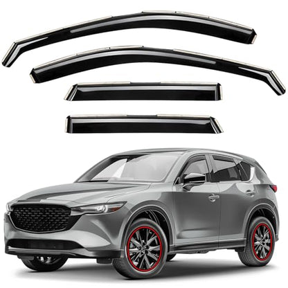 Window Deflectors Smoke Tinted In (4 Count)