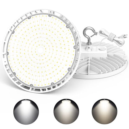2 Pack LED High Bay Light 150W 120W 90W Adjustable