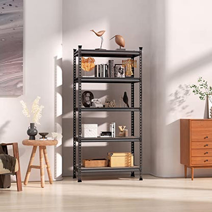 5 Tier Adjustable Metal Shelving