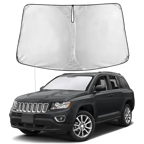 Windshield Sunshade Compatible for Jeep Compass 2007