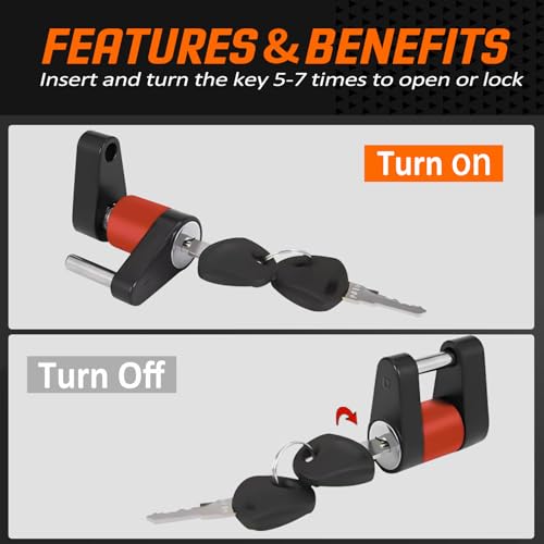 Keyed Alike Trailer Coupler Lock 1