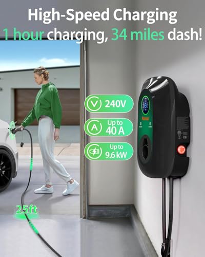 Level 2 EV Charger 40 Amp Wall
