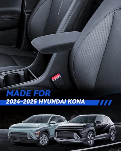 Armrest Cover for 2024 2025 Hyundai Kona SE SEL Limited N