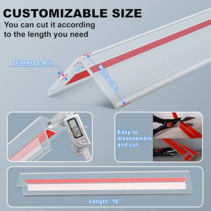 Self Adhesive Clear Wall Corner Protector (2 Count)