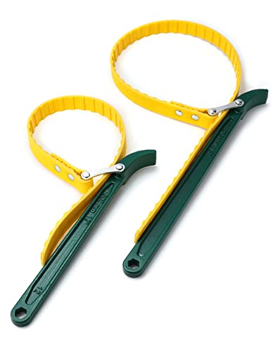 15" + 12" Belt Strap Wrench (2 Count)