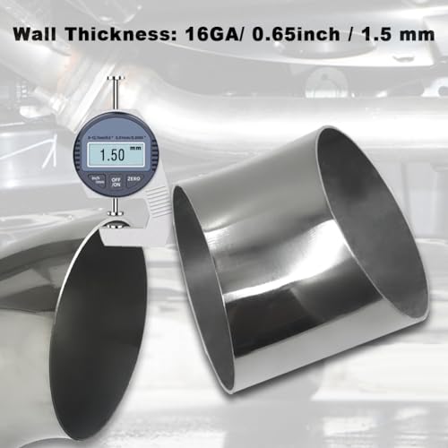 OD 3.5 inch 45 degree exhaust elbow Pipe