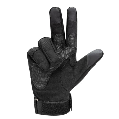 Black Touchscreen Tactical Gloves for Outdoor Protection Gloves