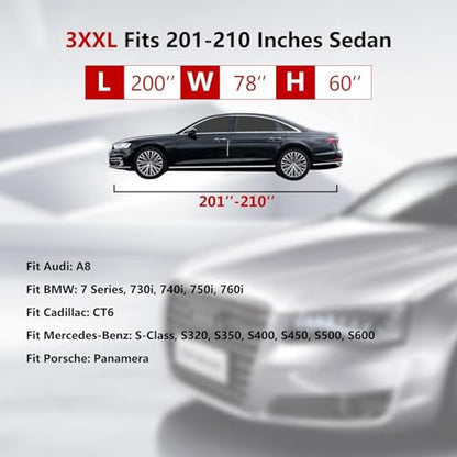 Waterproof All Weather Car Cover for Sedan