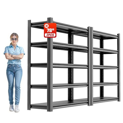 5 Tier Garage Shelving (2 Count)