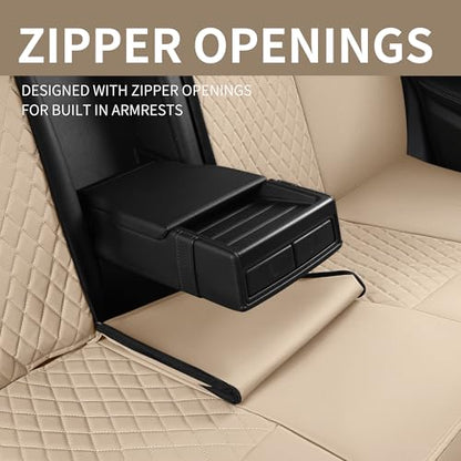 Faux Leather Full Set Car Seat Covers