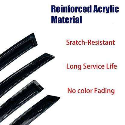 Window Visors UV Protection Rain Guards for 1991