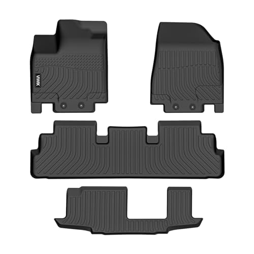 Car Floor Mats for Nissan Pathfinder 2022 2023 2024 8 seat