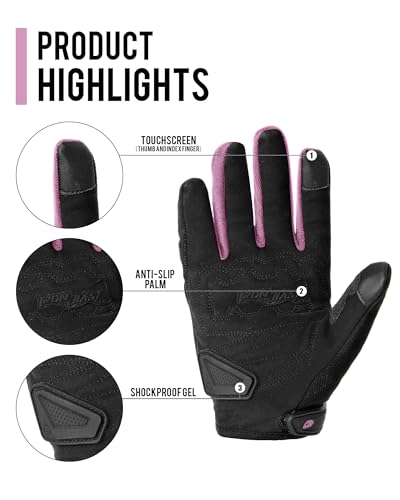 Summer Motorcycle Gloves for Men and Women Touchscreen Biker Gloves