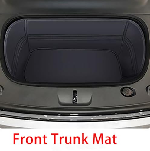 Full Cover Frunk Mat & Rear Lower Trunk Storage & Inner Storage Mat Compatible with Tesla Model Y 2026 Juniper (52 Ounce)