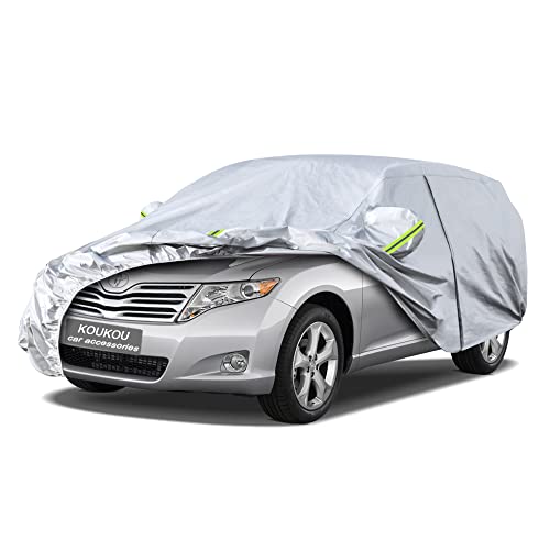 6 Layers Car Cover Custom Fit Toyota Venza from 2020 to 2025