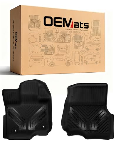 2 Piece Front TPE Floor Mats for Ford F