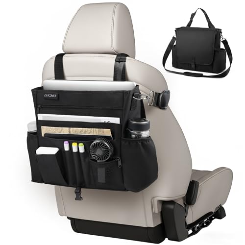 Car Seat Organizer with Tablet and Laptop Compartment