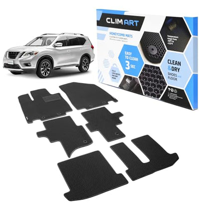 All Weather Car Floor Mats Compatible with Nissan Pathfinder 2013