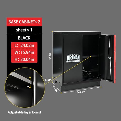 Pre Assembled Garage Storage Cabinet System (6 Count)