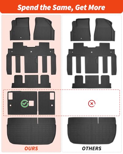 Floor Mats Cargo Liner for Chevy Traverse Enclave 2009